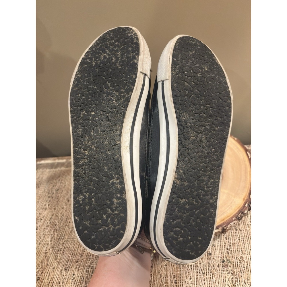 COACH Signature Low Top Canvas Lace SNEAKERS Felix 8 Black Grey - Picture 4 of 5